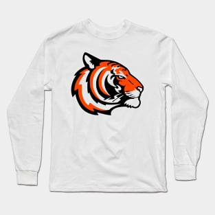 Colorful Tiger Head Long Sleeve T-Shirt